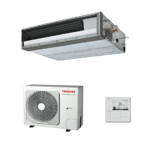 Toshiba Air Conditioning Slim Ducted RAV-GM561ATP-E1 RAV-HM561SDTY-E 5Kw/17000Btu Heat Pump A+ 1Ph