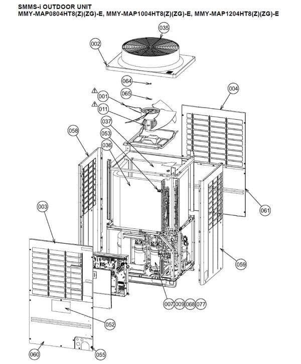 Toshiba Air Conditioning Spare Part 4312C102 Replaces 4312C071 MOTOR, FAN, DC280V, STF-340A1000-1