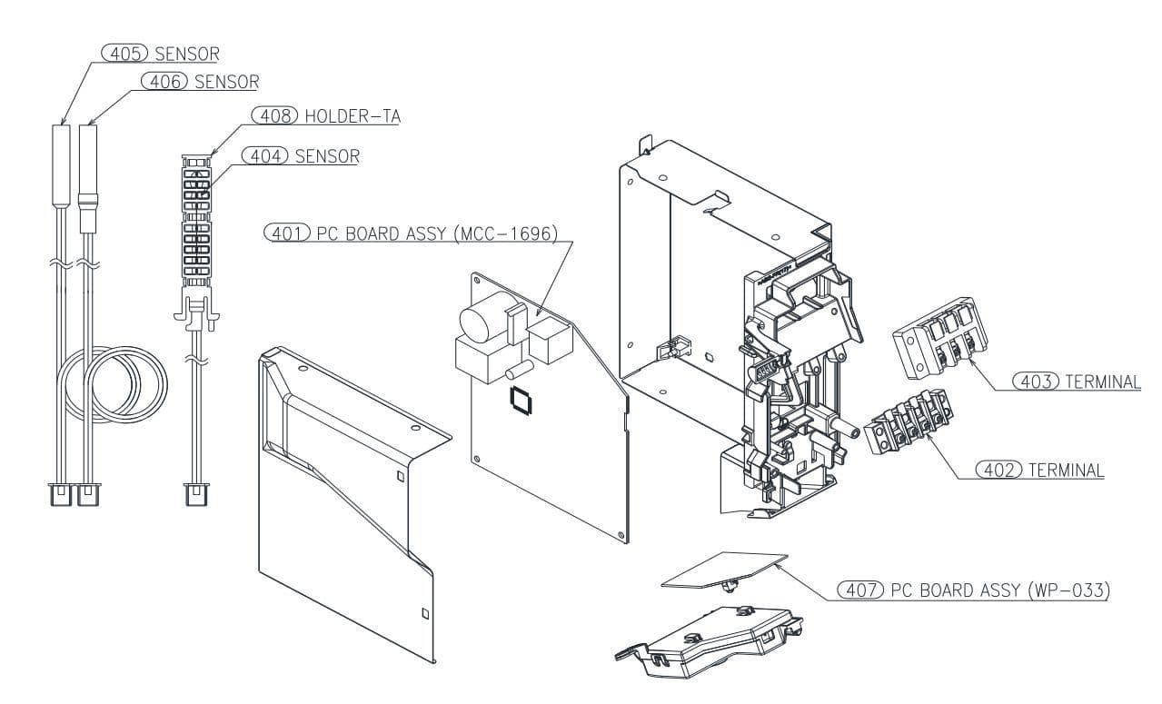 Toshiba Air Conditioning Spare Part 43T6V932 PCB MMK RAC RAV