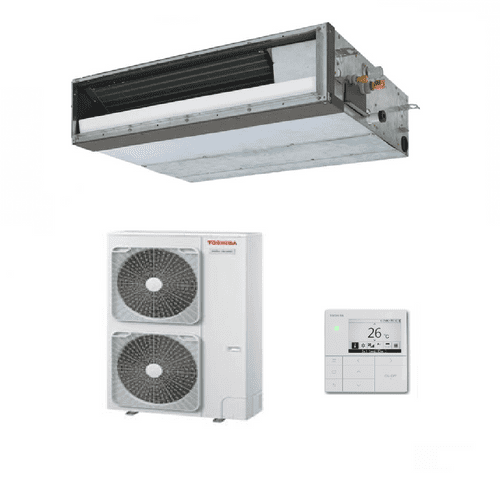Toshiba Air Conditioning Standard Ducted RAV-GV1401AT8P RAV-HM1401BTP-E 12Kw/42000Btu Heat Pump 1Ph