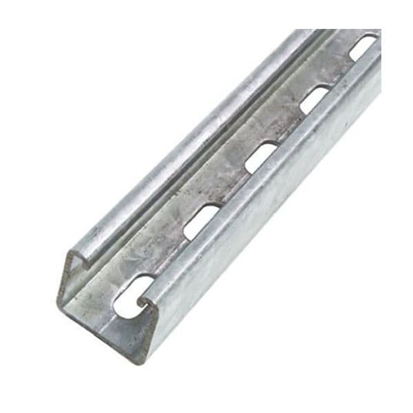 Unistrut Heavy Duty Steel Slotted Channel Rail 3 Meter length 41 x 41 x 3m
