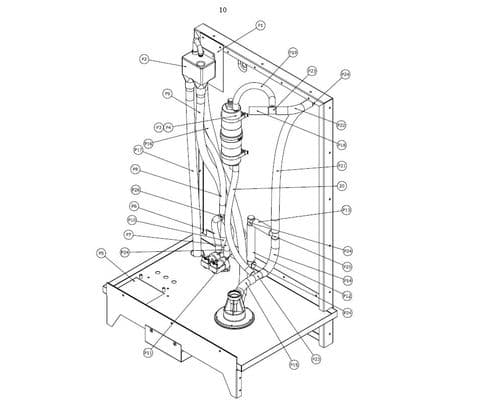 Vapac Spare Part 1190175 Float Switch Level Sensor RHV
