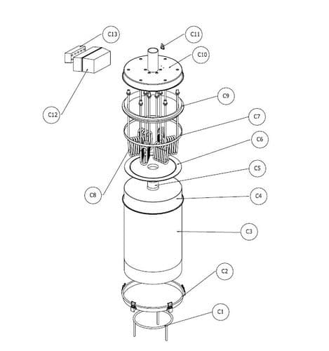 Vapac Spare Part 1210080 Temperature Limiter Thermal Cut Out