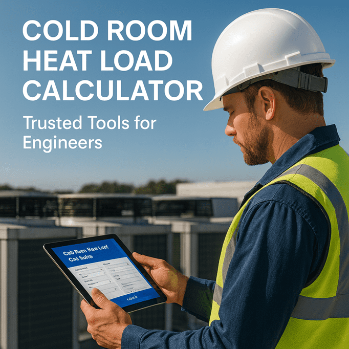 Free Basic Cold Room Heat Load & Refrigeration Duty Calculator (Chill, Freeze & Blast) Link