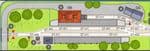 00-9 L& B Rly. Wayside Station 4'3" x 1'0"