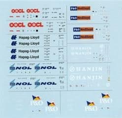 0003 C-Rail Transfer Set for 20' and 40' Containers 1/148 scale