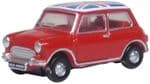 120MN001 Oxford Diecast Mini Tartan Red/Union Jack
