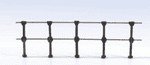 144 Ratio: Hand Rail Stanchions –Double Rail
