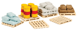 221 Ratio: TRACKSIDE ACCESSORIES Pallets, Sacks, Barrels