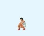28228 Preiser Woman Putting on her Shoe Figure