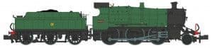 2S-043-002D Dapol  2-6-0 Mogul 6385 Green Shirt Button (DCC Fitted)