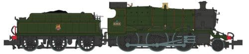2S-043-005D Dapol  2-6-0 Mogul 6364 Green Early Crest DCC Fitted