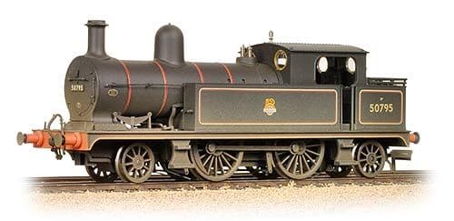 31-167DC Bachmann Branchline &YR 2-4-2 Tank 50795 BR Lined Black E/Emblem-Weathered