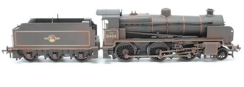 32-154A Bachmann  Class N 2-6-0 31404 in BR lined black with late crest - weathered