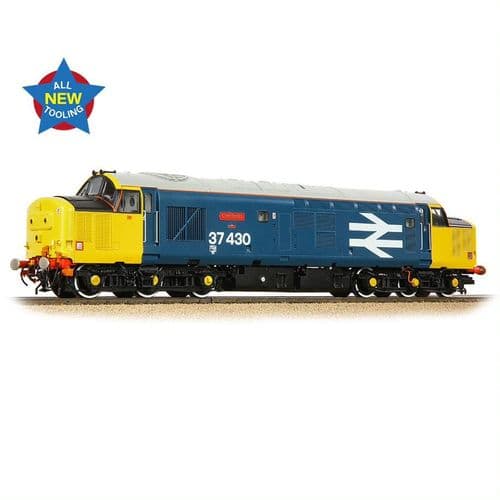 35-335 Bachmann Branchline Class 37/4 Refurbished 37430 'Cwmbran' BR Blue (Large Logo)