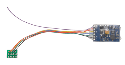 36-566A Bachmann 0.9 Amp 4 Function 8 Pin DCC Decoder featuring RailComPlus