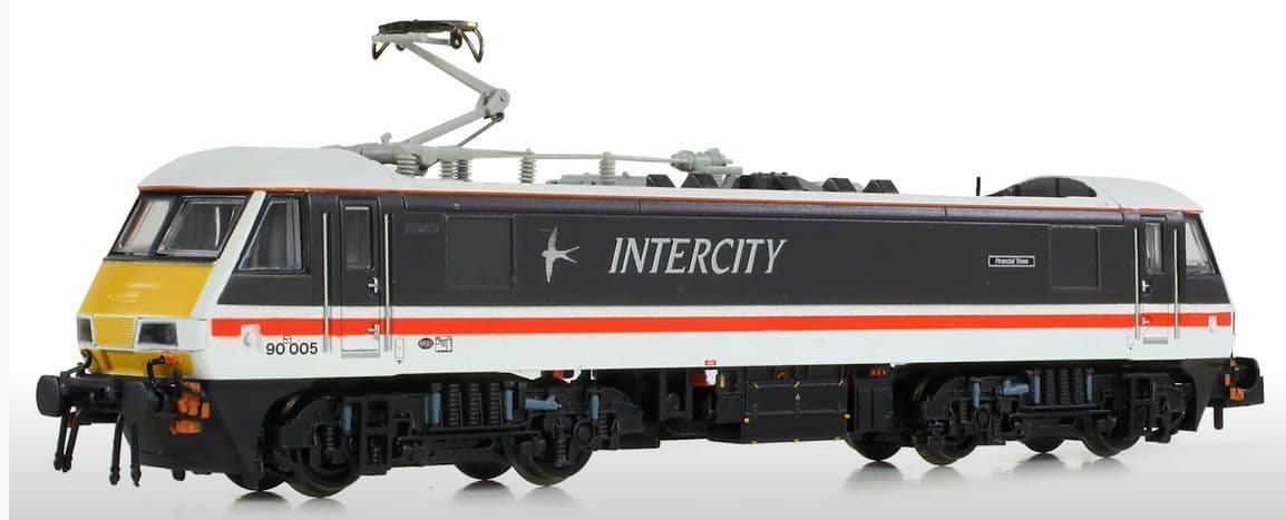 371-780 Farish Class 90/0 90005 Financial Times BR InterCity