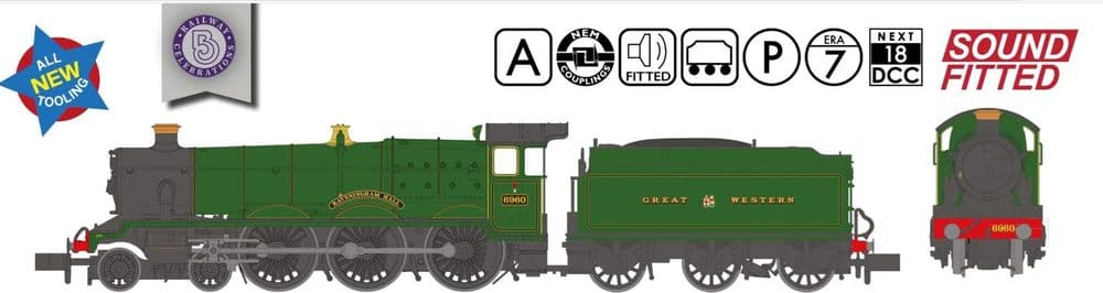 372-450SF Farish GWR 6959 Modified Hall with Collett Tender
