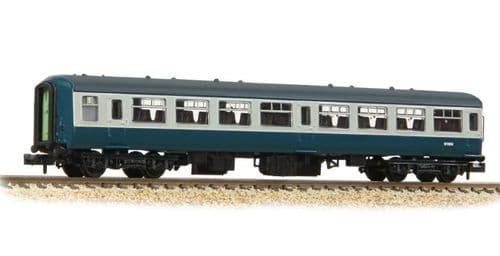 374-710C Farish  BR MK2A TSO Tourist Second Open BR Blue & Grey (1)