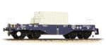 377-803   Farish 	BR FNA Nuclear Flask Wagon with Flat Floor DRS Blue with Flask