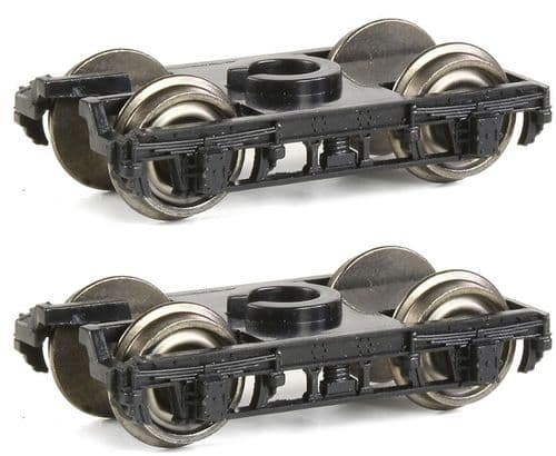 379-445	Farish LMS Stanier Coach Bogies (x2)