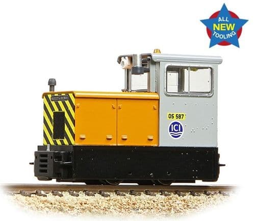 392-028 Bachmann  00-9 Baguley-Drewry 70hp Diesel ICI Orange & Grey