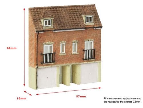 42-218 Scenecraft Low Relief Modern Town Houses