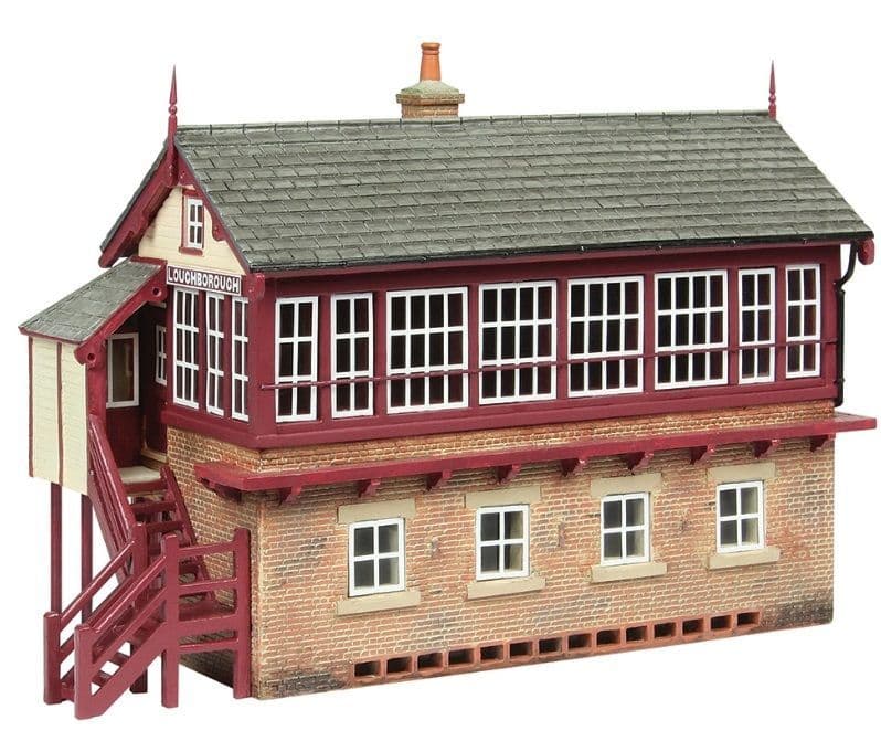 44-187C Scenecraft Great Central Signal Box Maroon & Cream