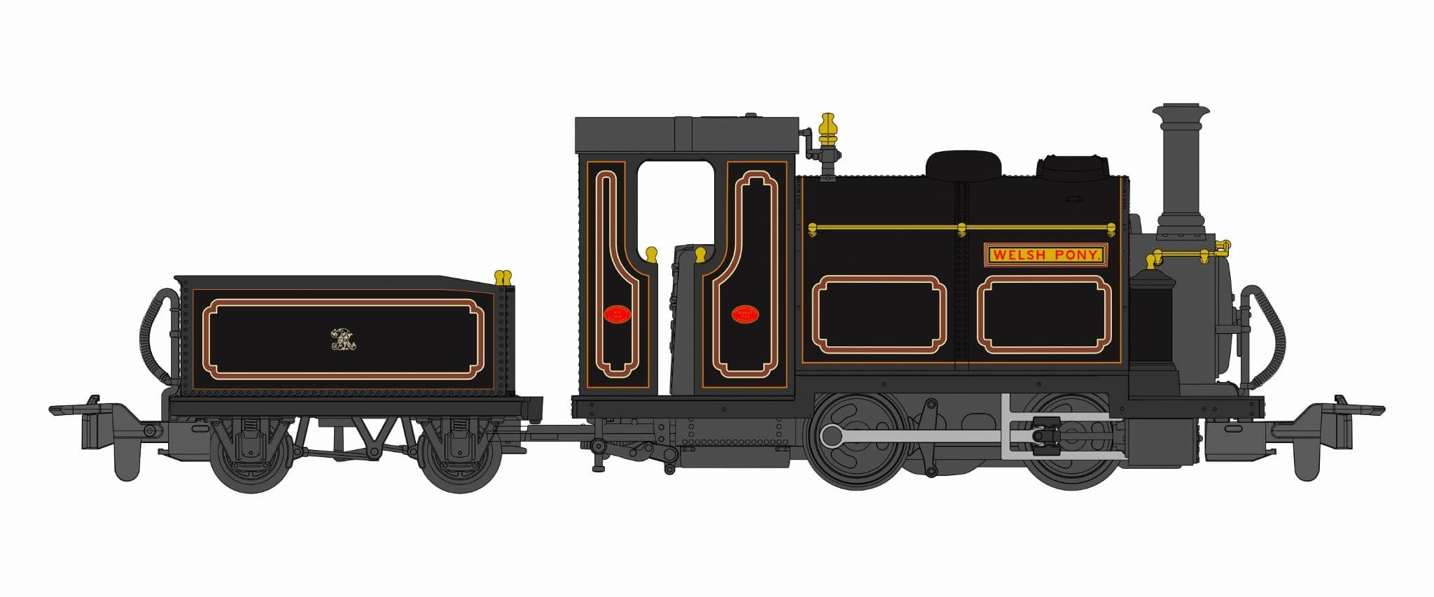 鉄道模型　1/76 OO-9 Large England ”Welsh Pony(BROWN)” [51-251D] Amazon.com: KATO/PECO (OO-9) Large England Welsh Pony BROWN