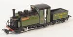 51251H  KATO/PECO OO-9 Large England locomotive “EXMOOR PONY” (SR Green) with free loco crew