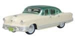 87KM53001 Oxford Diecast 1953 Kaiser Manhattan Stardust Ivory/Jade Green 1:87
