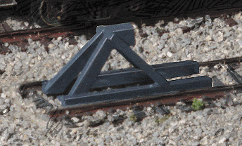 933-2605 Cornerstone: Built-ups - Track Bumpers pkg(5) Dark Grey