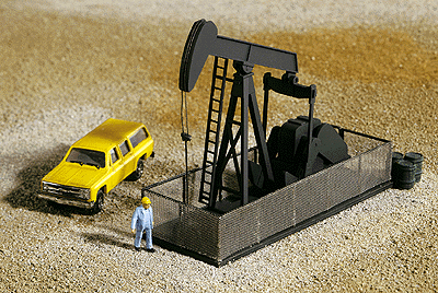 933-3248 Cornerstone N scale: Walking Beam/"Horse Head" Oil Pump