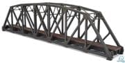 933-3870 Cornerstone Single-Track Arched Pratt Truss Bridge -- Kit