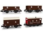 942005 Rapido Trains - SECR Wagons Pack 1 - SR pre-36 Livery Freight Train