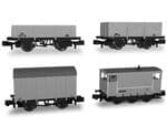 942013 Rapido Trains SECR Wagons Pack 1 - BR Livery Freight Train