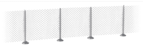 949-900 Walthers Cornerstone Metal Industrial Fence Kit