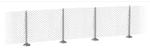 949-900 Walthers Cornerstone Metal Industrial Fence Kit