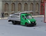 Arch Laser A3D137 N Gauge Modern Scaffolding Van (green)