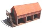 Arch Laser ALFS003 3 Bay Cart Shed with Store Over Kit N Gauge
