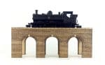 ARCHN0016 Arch Laser : 3 Arch River Bridge N Gauge