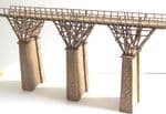 ARCHN0030 Arch Laser Brunel Timber Shorter Fan Viaduct mm deck length (modular)