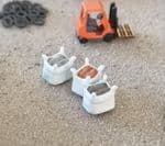 ARCHN0066 Arch Laser : N Gauge 3 X Aggregate Bags (UNPAINTED)
