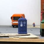 ARCHN062 Arch Laser : N Gauge Police Box (1)