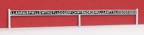ARCHTT0005  Arch Laser : Station Name Boards TT120 Gauge (GWR type) (Pair) (1)