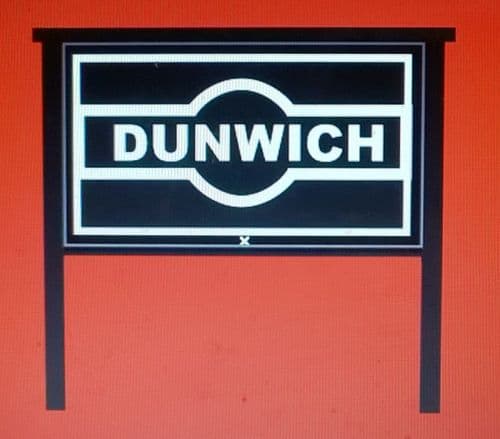 ARCHTT0007 N Gauge Arch Laser TT120 Midland Station Nameboards (Hawkeye type) Pair