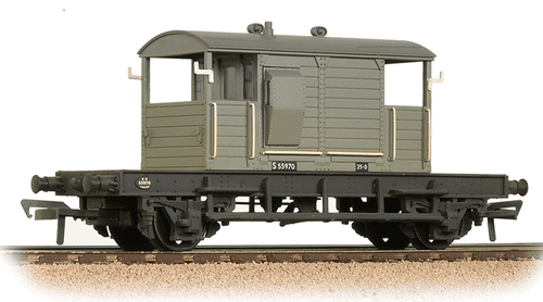 Bachmann Branchline 38-401B SR 25 Ton Pill Box Brake Van BR Grey Weathered