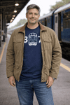 Class 37 Train T-Shirt – Minimalist Railway Graphic Tee for Train Enthusiasts