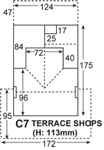 Superquick C7 Red Brick Terrace Corner