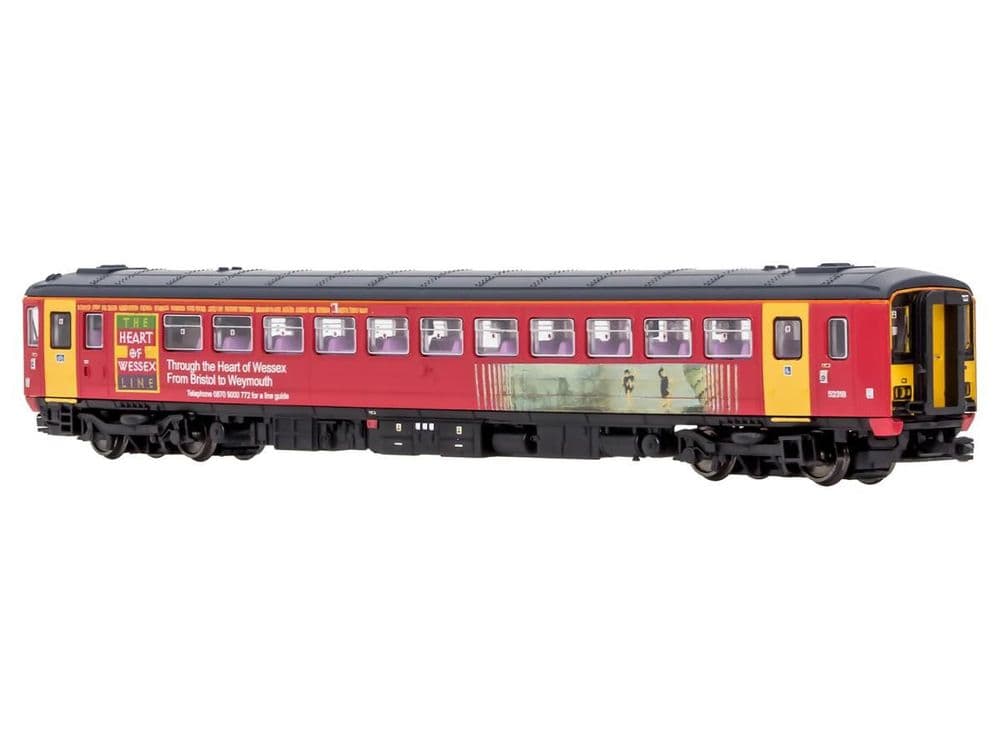 Dapol 2D-020-006 Scale 1 148 N Class 153 318 Wessex Trains Pink